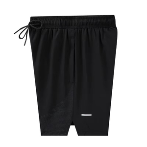 Bermuda en PU camouflage pour homme BLOODLINE, taille mi-haute, taille élastique, style décontracté avec poches - Product Image 2