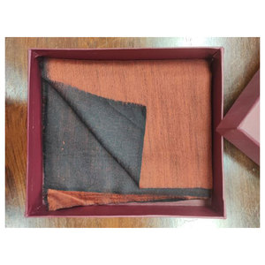 Premium Fine <b>Wool</b> Plain Reversible Stoles Women and Men 70x200 cms Luxurious Soft Warm Lightweight 80% Fine <b>Wool</b> and 20% Silk - Product Image 3