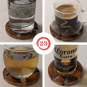 Modern Design Premium Round & Square <b>Coasters</b> Engraving Blank Coffee <b>Table</b> <b>Coasters</b> for Export Sale from India - Product Image 5