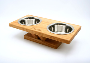 Comedero de Madera para Perros, Tazón de Madera Marrón para Mascotas, Venta al por Mayor, para Perros, Gatos y Pájaros, con Aspecto Natural y Auténtico - Product Image 6