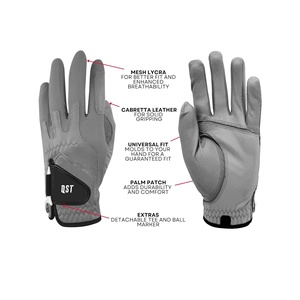 Guante de golf para hombre personalizado Listo para envío al por mayor empuñaduras deporte al aire libre piel de oveja duradero suave transpirable microfibra Nano genuino - Product Image 5