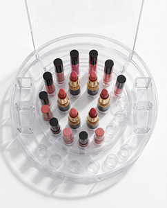 Expositor de Acrílico LED para Brochas de Maquillaje, Nuevo Expositor de Lujo para Cosméticos y Lápices Labiales, Soporte de Sobremesa para Brillo Labial - Product Image 6