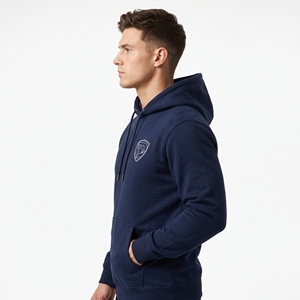 Sudadera con Capucha Unisex de Doble Capa, 420 Gsm, Cachemira Lisa Teñida, Bordado 3D, Perlas Bordadas, Impresión Personalizable - Product Image 5