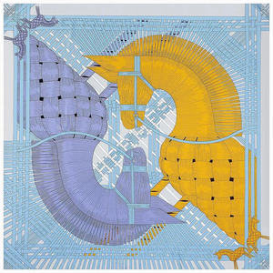 Pañuelo de 130 cm para mujer con estampado de cabeza de caballo, estolas, pañuelos cuadrados, envolturas, bandanas grandes, pañuelos, hiyabs, foulards de seda para mujer - Product Image 2