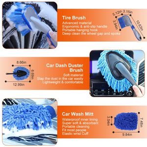 Kit de 26 brosses de detailing auto pour perceuse, nettoyage intérieur et extérieur, tampons éponge de polissage, outils de lavage automobile - Product Image 3