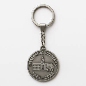 Regalos promocionales de recuerdo, llavero de metal negro de lujo personalizado y de primera calidad - Product Image 6