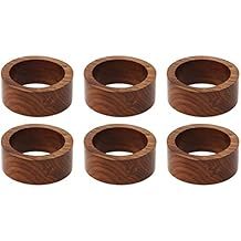 Anneaux de serviette en bois faits à la main, accessoires de table élégants pour mariages, restaurants haut de gamme, hôtels et événements spéciaux - Product Image 4