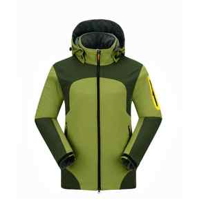 Veste tactique à capuche en toile de haute qualité, design personnalisé, doublure en sherpa, motif à pois, veste d'hiver élégante unisexe, vente chaude - Product Image 5