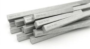 Barres carrées en aluminium série 6000 (6061-T6/6082-T6) tempéries T6, finition usine, pour applications industrielles et automobiles - Product Image 5