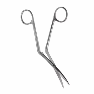 Ciseaux nasaux courbés Heymann de qualité supérieure - Ciseaux chirurgicaux ORL réutilisables en acier inoxydable pour rhinoplastie, turbinat, septum, septoplastie - Product Image 6