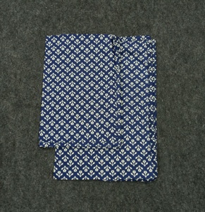 Classic <b>Bib</b> <b>Apron</b> Cotton Woven Blue White Pattern Machine Washable Daily Cooking Use - Product Image 5