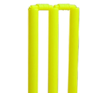 Juego de wickets de críquet duraderos con postes de madera de alta resistencia y bails para partidos y sesiones de práctica - Product Image 3