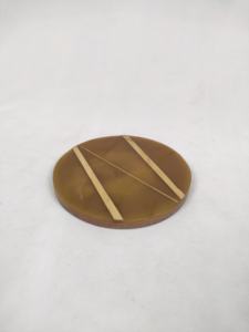 แผ่นรองแก้วไม้หรูหรา ทนความร้อน ทำมือ พรีเมียม คลาสสิก เป็นมิตรกับสิ่งแวดล้อม ของตกแต่งบ้าน งานฝังลาย ผลิตในอินเดีย ลดราคา - Product Image 4