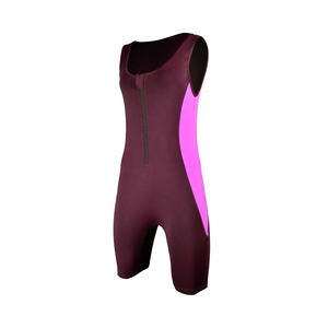 Traje de Neopreno Corto sin Mangas Personalizado para Hombre y Mujer, con Cierre Frontal, para Buceo, Surf, Triatlón y Natación - Product Image 4