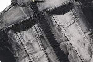 Custom Vintage Washed <b>Denim</b> Fabrics Custom <b>Denim</b> <b>Jacket</b> Men Men's <b>Jackets</b> - Product Image 5
