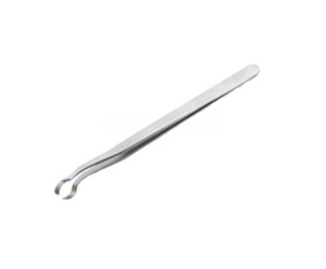 SUNTOOLS/STIPL Stainless Steel Tapered Baguette Cut <b>Long</b> <b>Nose</b> Tweezers 200mm Jewelry Making Tool Holes Ball Holding Dia 7 MM - Product Image 2