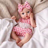 Poupée Reborn Bébé Fille en Silicone Corps Entier 16 Pouces Babeside, Poupée Nouveau-né Réaliste, Vente en Gros Usine OEM ODM
