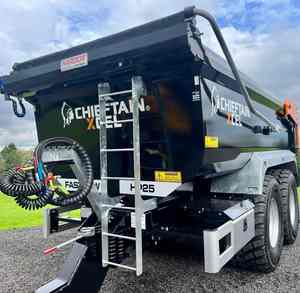 Remorque benne basculante arrière robuste de 25 tonnes pour le transport de matériaux de construction et miniers - Product Image 5