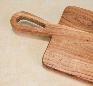 Tabla de Cortar Rectangular de Bambú Reutilizable y Ecológica con Superficie Pulida Lisa de 1.5 cm de Grosor, Apta para Lavavajillas, para Uso Diario - Product Image 3