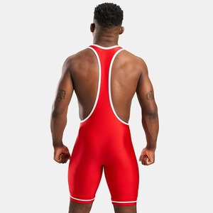 Combinaison de lutte pour hommes de qualité supérieure, à séchage rapide, compression, une pièce, uniforme d'entraînement pour la musculation et la force athlétique - Product Image 2