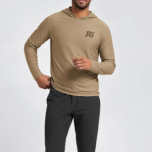 Sudaderas con Capucha de Poliéster Bordadas de Primera Calidad, Transpirables, Cómodas para Entrenamiento, Gimnasio, Ejercicios al Aire Libre - Product Image 1