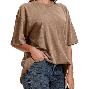 เสื้อยืดผู้หญิงไซส์ใหญ่ขายส่ง เสื้อผ้าฝ้ายใส่สบายทรงหลวม แขนสั้น เสื้อลำลองสำหรับผู้หญิง สวมใส่ได้ทุกวัน สไตล์สตรีท - Product Image 3
