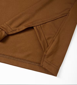 T-shirt à manches courtes à capuche pour homme, imprimé sur mesure, couleur unie, tissu tricoté en polyester/coton, respirant, séchage rapide, écologique - Product Image 4