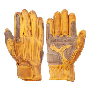 Gants de course en cuir à doigts entiers, résistants à l'usure, antidérapants, avec fermeture auto-agrippante, pour le cyclisme, les activités de plein air, unisexe, universels - Product Image 1