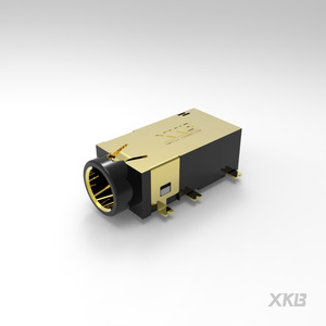 ช่องเสียบหูฟัง XKB Connection PJ-3420-A-SMT ขนาด 3.5 มม. 6 ขา 4 ขั้ว แบบ SMD 30V 500mA มาตรฐาน ROHS สำหรับอุปกรณ์เสียงบนแผงวงจรพิมพ์ - Product Image 1