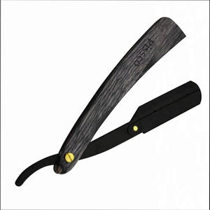 Rasoir de coiffeur pliable pour cheveux, sourcils et barbe, outil de barbier - Product Image 4