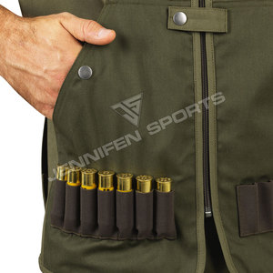 Custom logo Hunting Vest Waistcoat Hunting Hiking 100% Cotton Canvas Fabric <b>Cargo</b> Vest Camping <b>Work</b> Wear Pocket Fishing Vest - Product Image 6