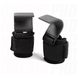 Heavy Duty Neoprene Weightlifting Hooks Adjustable Wrist Support <b>Straps</b> Non Slip Grip for Deadlifts Pull Ups Shrugs Gym Training - Product Image 1