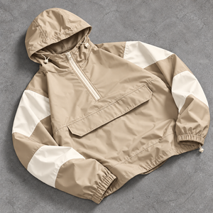 Veste coupe-vent streetwear pour hommes, coupe ample, pour marques de vêtements américaines, logo personnalisé, vente en gros, approvisionnement en gros - Product Image 6