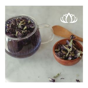 Pétalos de flor de mariposa secos de color azul para infusión de té, decoración de cócteles, uso en repostería y coloreado. CALIDAD GARANTIZADA. - Product Image 1