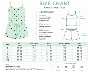 Nouvelle Collection Printemps/Été 2026 – Ensemble Pyjama Deux Pièces Respirant en Polyester avec Imprimé Cœur, Caraco et Short, Vêtements d'Intérieur pour Femme – Vente en Gros - Product Image 2