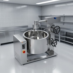 Olla de vapor con camisa térmica giratoria por inducción Amicook 380V/440V, modelo de alto rendimiento, fácil operación, moderna, para freír y cocinar al vapor. - Product Image 6