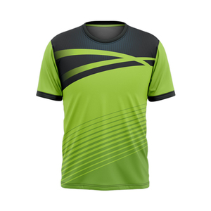 Camiseta Deportiva Personalizada con Sublimación Azul y Negra para Adultos, Unisex, Transpirable, 100% Poliéster, Uniforme con Rayas Diagonales - Product Image 2