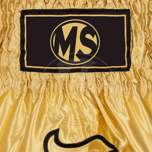 กางเกงมวยไทยออกแบบเองได้ตามต้องการ ผลิตจากโพลีเอสเตอร์ กางเกงมวยไทย MOQ ต่ำ - Product Image 2