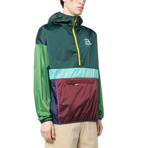 Chaqueta Cortavientos Personalizada con Bloques de Color para Hombre, Chaqueta Deportiva Ligera Informal con Cierre Completo, Ropa para Exteriores, Precio de Fábrica - Product Image 3