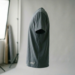 Camiseta de Lujo Personalizada para Hombre, 100% Algodón Pesado, Estilo Urbano, Hombros Caídos, Cuello Redondo, Secado Rápido, Transpirable, con Bolsillo - Product Image 4