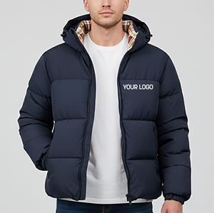 Chaqueta Acolchada Personalizada para Hombre con Logotipo, 100% Poliéster, Tela de Alta Calidad, EE. UU. y Europa, Chaqueta Acolchada Transpirable para Hombre, Nailon 380T - Product Image 4