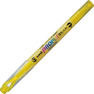 For Propus <b>Window</b> Highlighter PUS-102T | Clear <b>Window</b> Tip Design | Dual-Tip 0.5/0.6mm | Gold & Blue Ink | <b>Plastic</b> | Made Japan - Product Image 1
