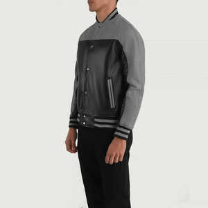Premium Varsity Jacket Custom Embroidered Letterman Jacket Men Women Wool Leather Sleeves Streetwear Fashion - Product Image 3