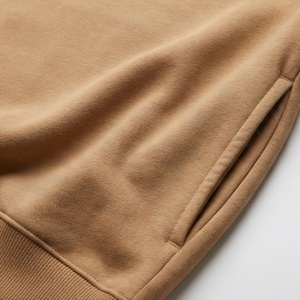 Sudadera con capucha vintage de algodón 100% de alto gramaje para hombre, larga, con lavado ácido, color liso, oversize, talla XS, de invierno, con forro polar, estampado personalizado - Product Image 5