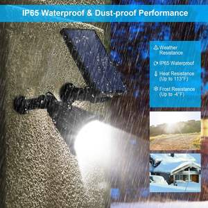 Solar Powered Waterproof <b>Outdoor</b> Spotlight Dusk-to-Dawn <b>Wall</b> Path Lawn Garden <b>Lamp</b> - Product Image 4