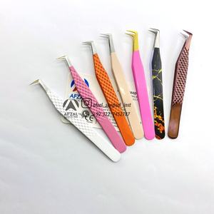 แหนบต่อขนตา2025สีทองแบบยั่งยืนแหนบต่อขนตาสแตนเลสแบบยั่งยืนเคลือบสีทองแบบยั่งยืน - Product Image 1