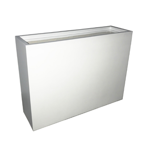 Ensemble de jardinières rectangulaires à plusieurs niveaux en fibre de verre, prêtes à être expédiées, pour extérieur, jardin, fleurs, pot de fleurs moderne décoratif - Product Image 1