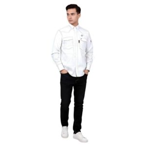 Vêtements de travail de sécurité pour la soudure, chemises ignifuges FRC à manches longues en coton, chemise de travail de haute qualité pour hommes, chemise ignifuge FR - Product Image 3