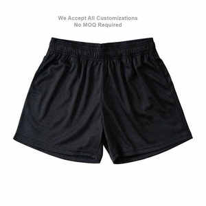 Custom Men's Summer Knee-Length Hot <b>Shorts</b> 100% Polyester Eco-Friendly Solid Pattern <b>Mesh</b> <b>Short</b> - Product Image 1