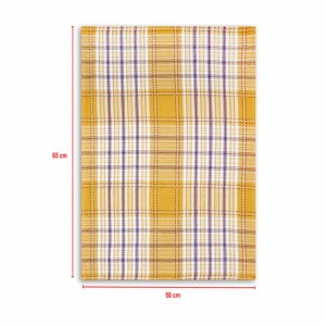 Essuie-tout de cuisine en coton 100% à motif à carreaux teint en fil, séchage rapide, pour usage domestique (vente en gros) - Product Image 5